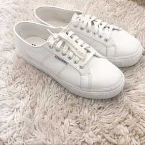 White NAPPALEAW Superga platform Sneaker Size 9.5